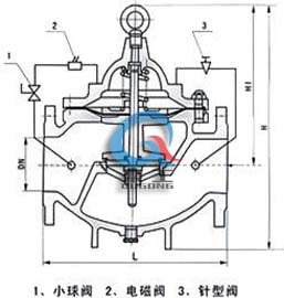 600X電動(dòng)控制閥結構圖
